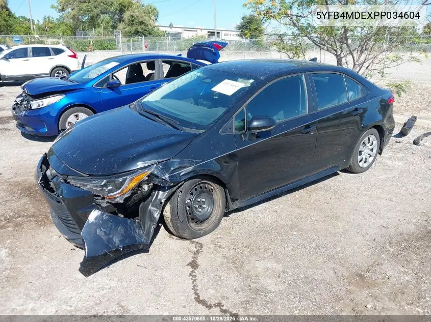 5YFB4MDEXPP034604 2023 Toyota Corolla Le