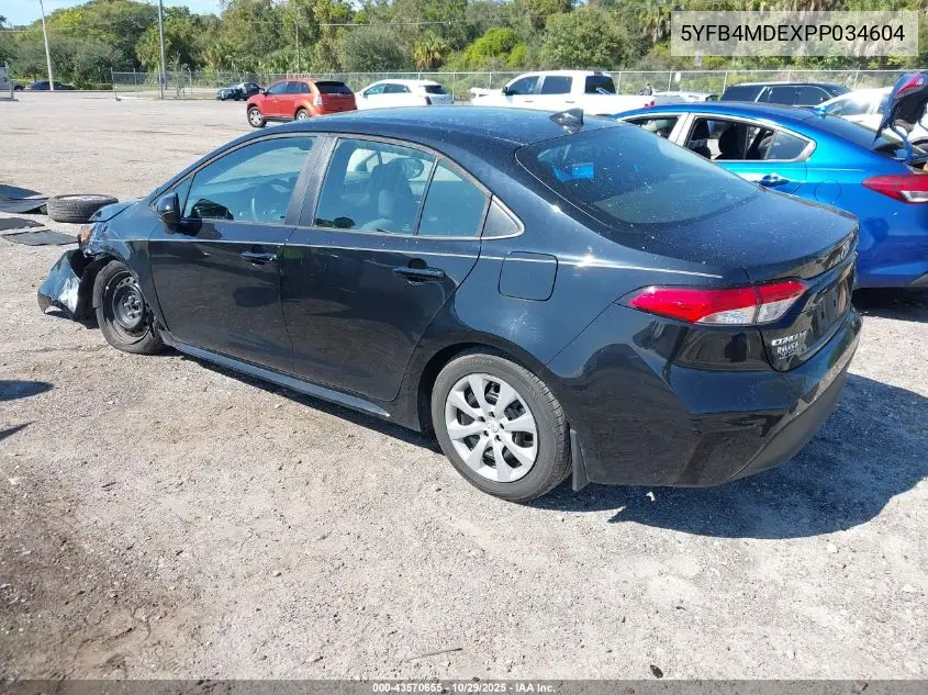 5YFB4MDEXPP034604 2023 Toyota Corolla Le