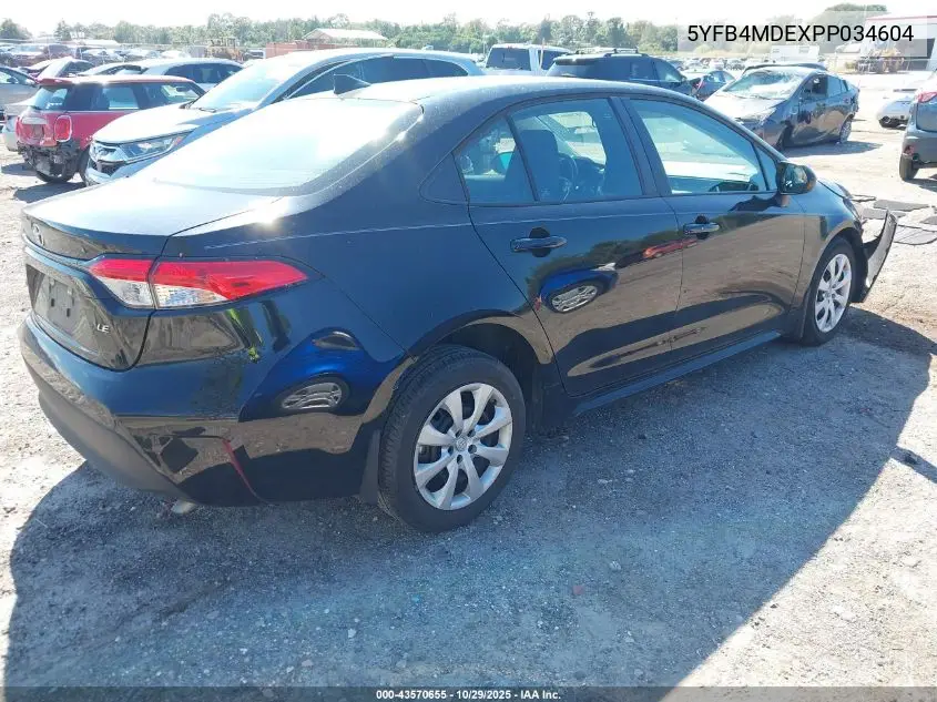5YFB4MDEXPP034604 2023 Toyota Corolla Le