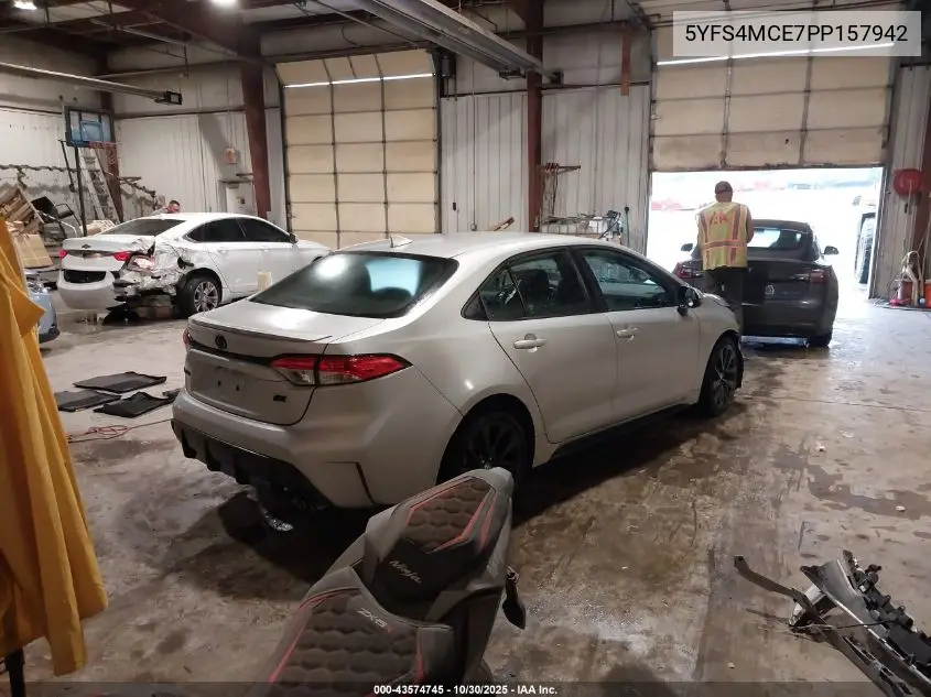 5YFS4MCE7PP157942 2023 Toyota Corolla Se