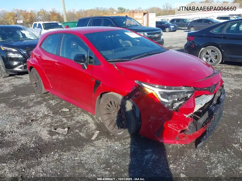 JTNABAAE6PA006660 2023 Toyota Gr Corolla Core