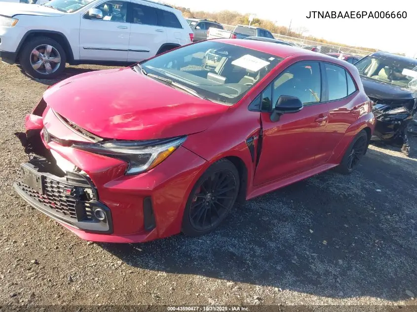 JTNABAAE6PA006660 2023 Toyota Gr Corolla Core