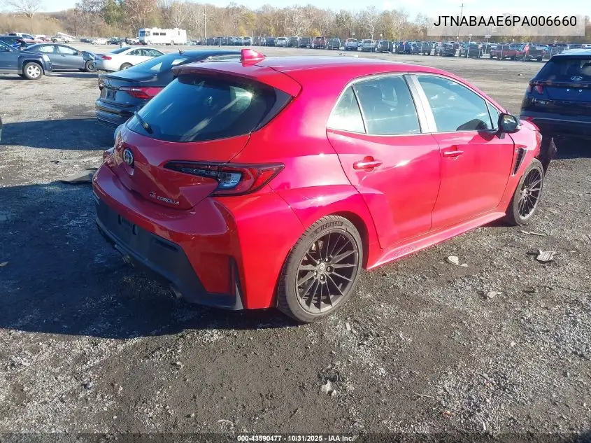 JTNABAAE6PA006660 2023 Toyota Gr Corolla Core