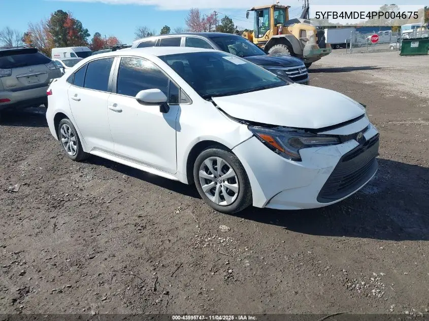 5YFB4MDE4PP004675 2023 Toyota Corolla Le