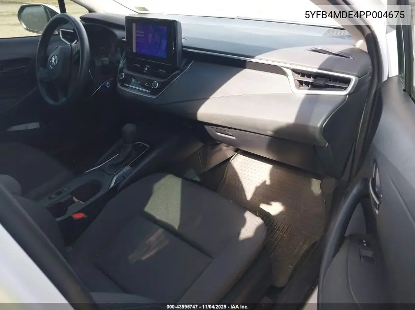 5YFB4MDE4PP004675 2023 Toyota Corolla Le