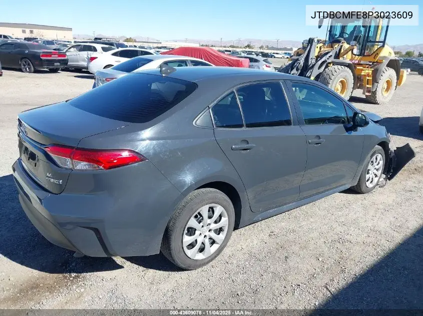 JTDBCMFE8P3023609 2023 Toyota Corolla Hybrid Le