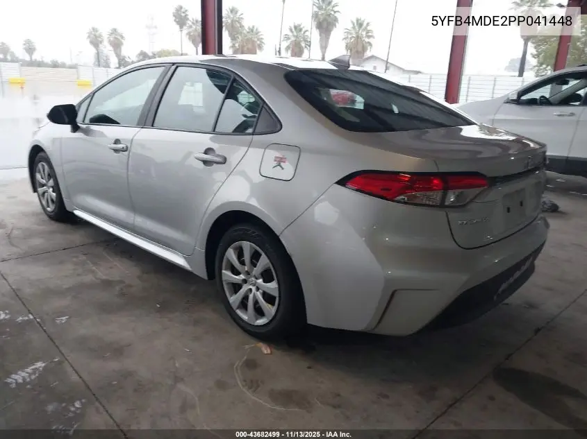 5YFB4MDE2PP041448 2023 Toyota Corolla Le