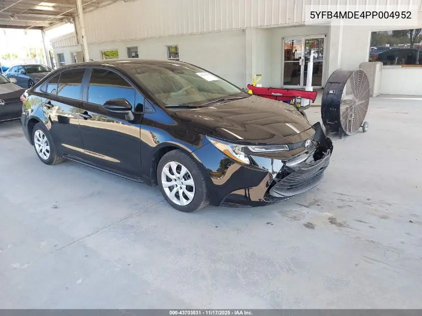 5YFB4MDE4PP004952 2023 Toyota Corolla Le