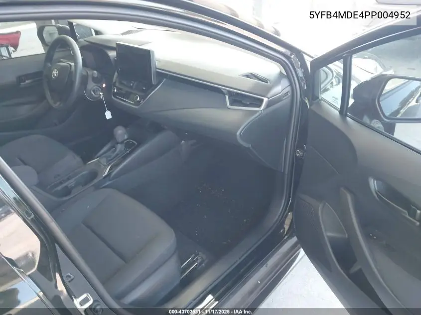 5YFB4MDE4PP004952 2023 Toyota Corolla Le