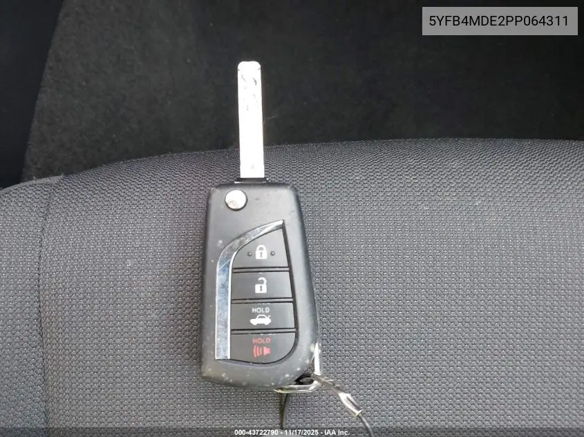 5YFB4MDE2PP064311 2023 Toyota Corolla Le