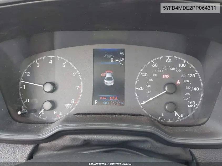 5YFB4MDE2PP064311 2023 Toyota Corolla Le
