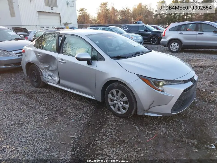 JTDB4MEE0PJ002554 2023 Toyota Corolla Le