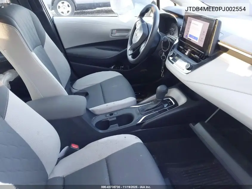 JTDB4MEE0PJ002554 2023 Toyota Corolla Le