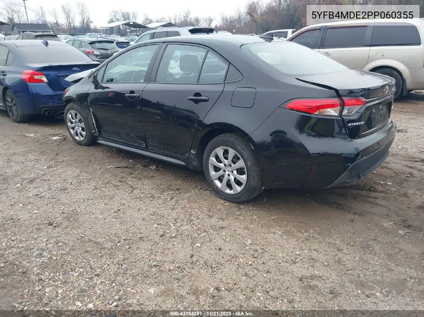 5YFB4MDE2PP060355 2023 Toyota Corolla Le