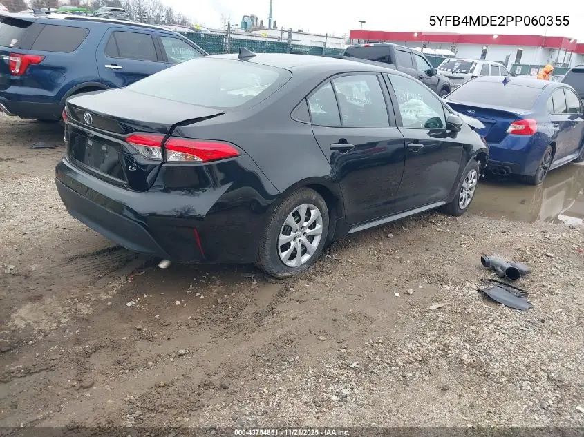 5YFB4MDE2PP060355 2023 Toyota Corolla Le