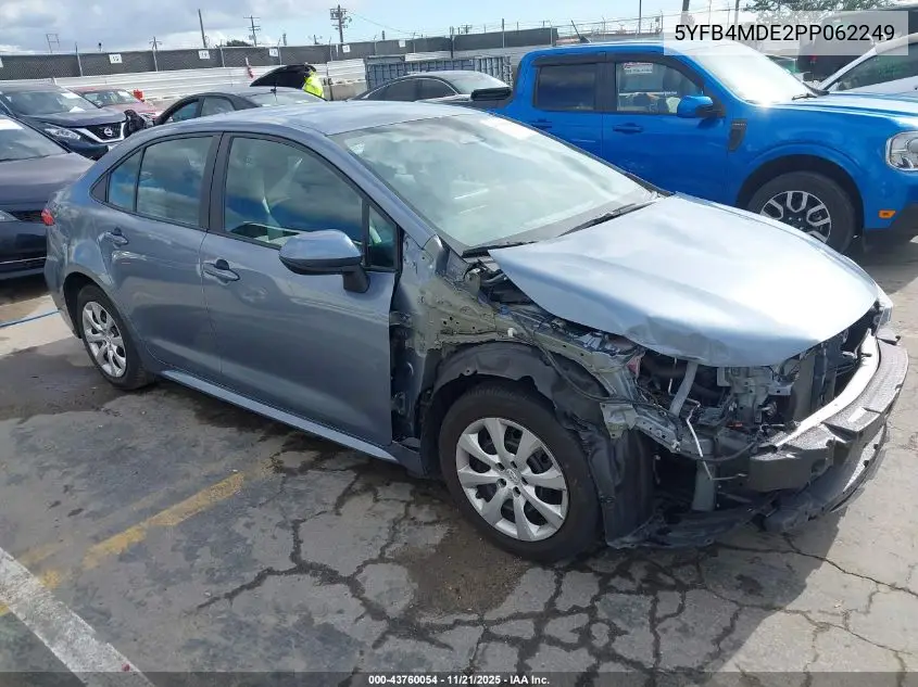 5YFB4MDE2PP062249 2023 Toyota Corolla Le