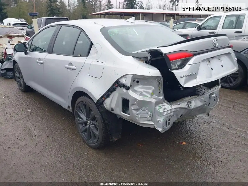 5YFT4MCE9PP156103 2023 Toyota Corolla Xse