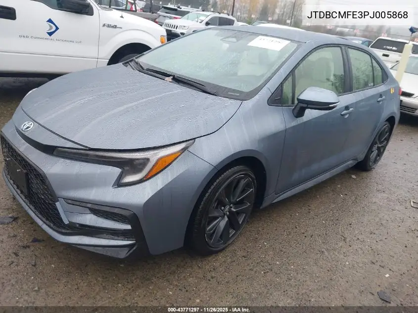 JTDBCMFE3PJ005868 2023 Toyota Corolla Hybrid Se