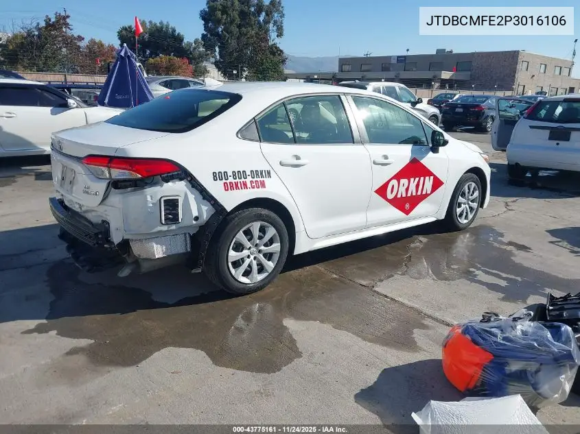 JTDBCMFE2P3016106 2023 Toyota Corolla Hybrid Le