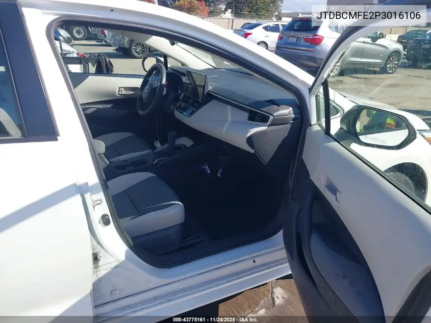 JTDBCMFE2P3016106 2023 Toyota Corolla Hybrid Le