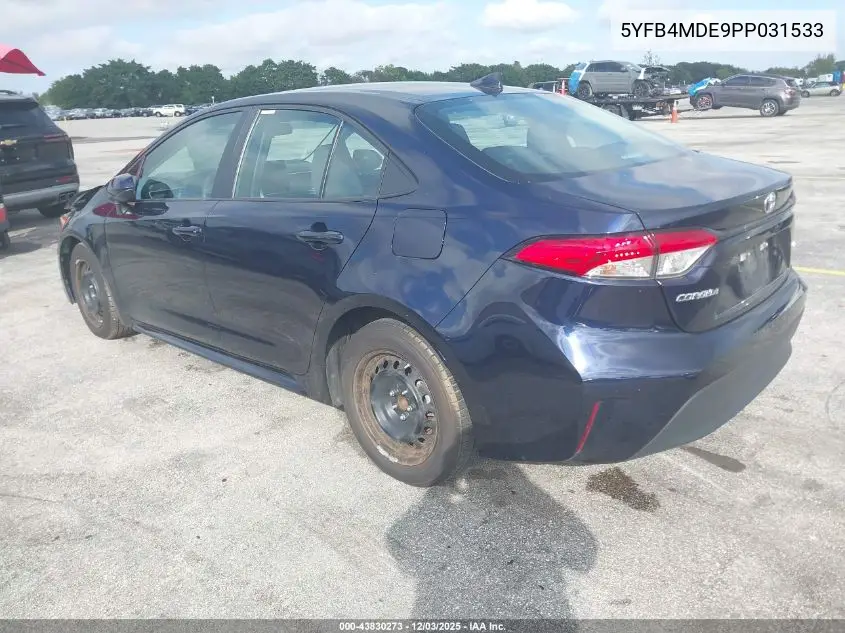 5YFB4MDE9PP031533 2023 Toyota Corolla Le