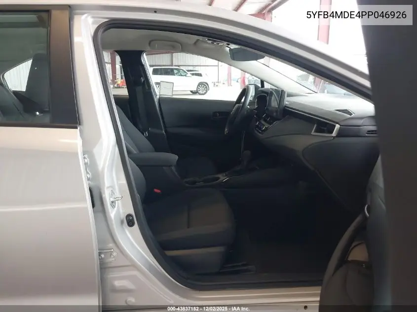 5YFB4MDE4PP046926 2023 Toyota Corolla Le