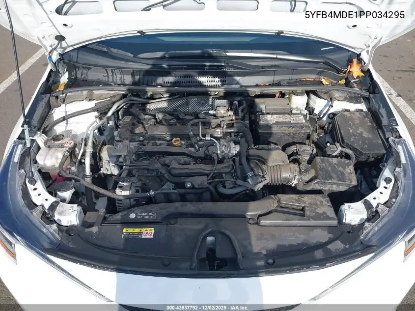5YFB4MDE1PP034295 2023 Toyota Corolla Le