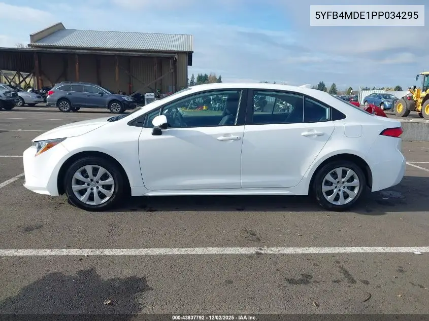 5YFB4MDE1PP034295 2023 Toyota Corolla Le
