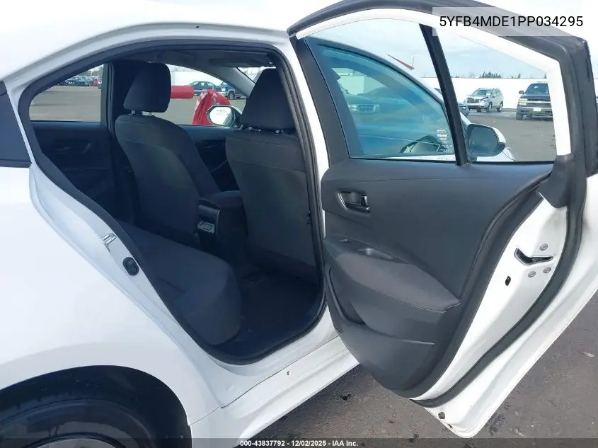 5YFB4MDE1PP034295 2023 Toyota Corolla Le