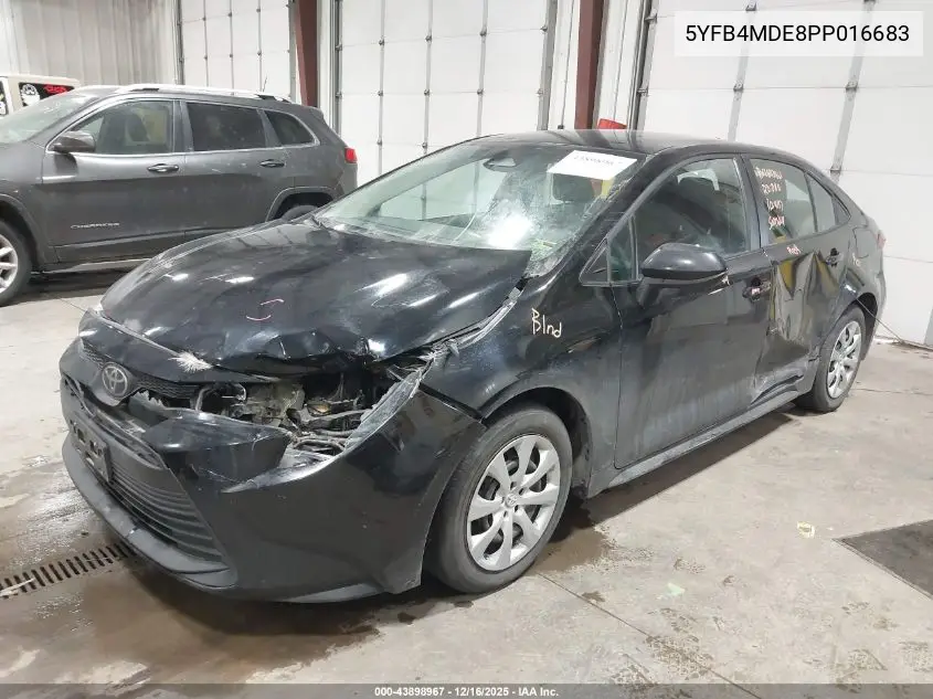 5YFB4MDE8PP016683 2023 Toyota Corolla Le