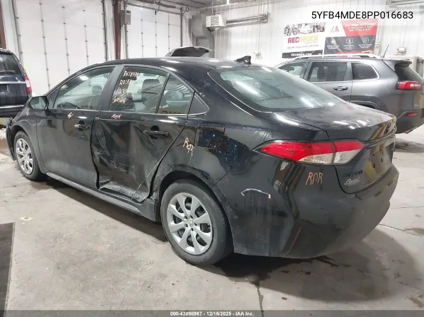 5YFB4MDE8PP016683 2023 Toyota Corolla Le