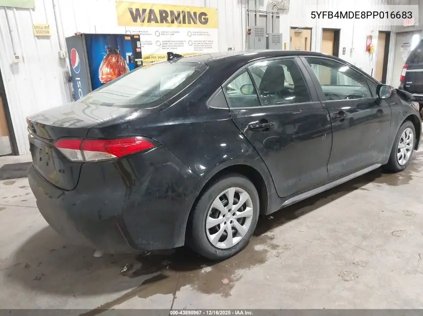 5YFB4MDE8PP016683 2023 Toyota Corolla Le