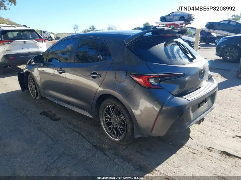JTND4MBE6P3208992 2023 Toyota Corolla Se