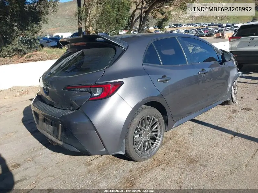 JTND4MBE6P3208992 2023 Toyota Corolla Se