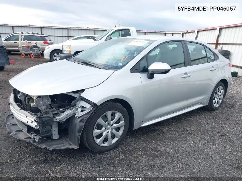5YFB4MDE1PP046057 2023 Toyota Corolla Le