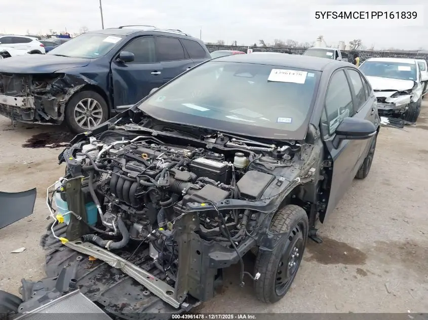 5YFS4MCE1PP161839 2023 Toyota Corolla Se