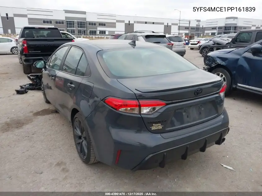 5YFS4MCE1PP161839 2023 Toyota Corolla Se