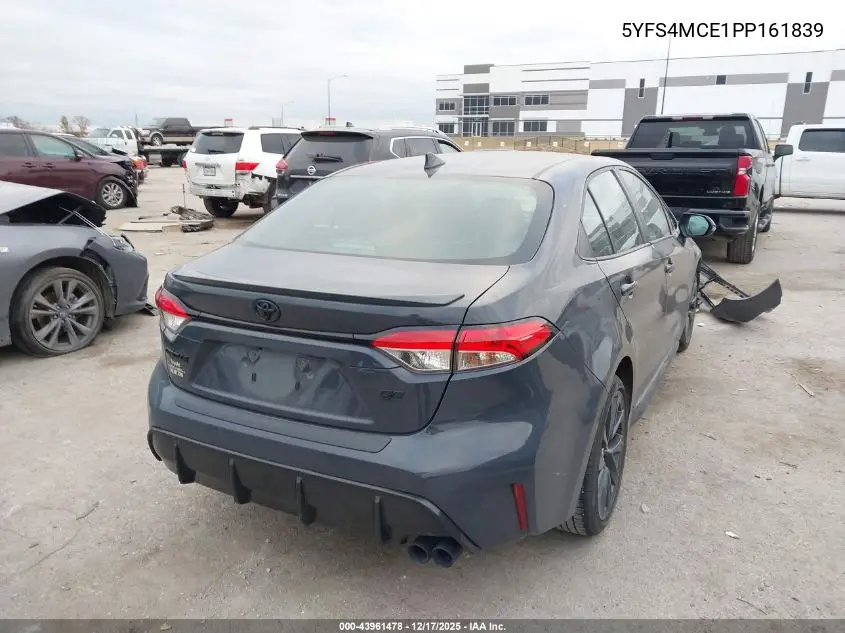 5YFS4MCE1PP161839 2023 Toyota Corolla Se