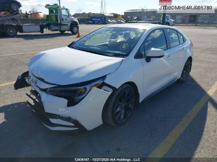 JTDBDMHE4RJ005780 2024 Toyota Corolla Hybrid Se
