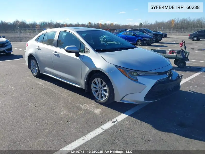 5YFB4MDE1RP160238 2024 Toyota Corolla Le