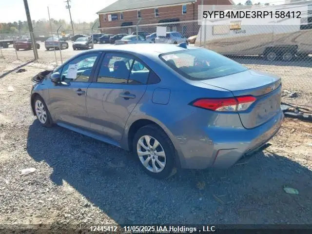 5YFB4MDE3RP158412 2024 Toyota Corolla Le
