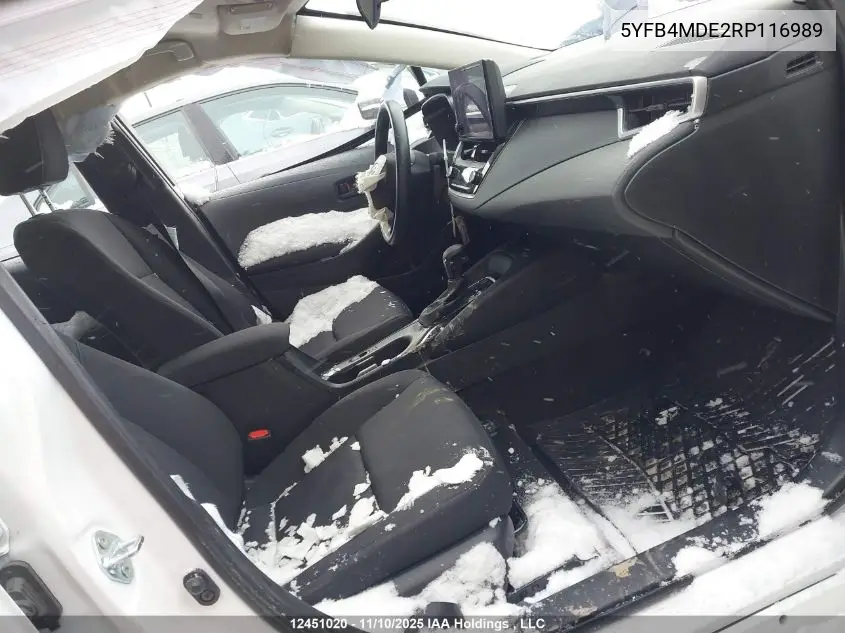 5YFB4MDE2RP116989 2024 Toyota Corolla Le