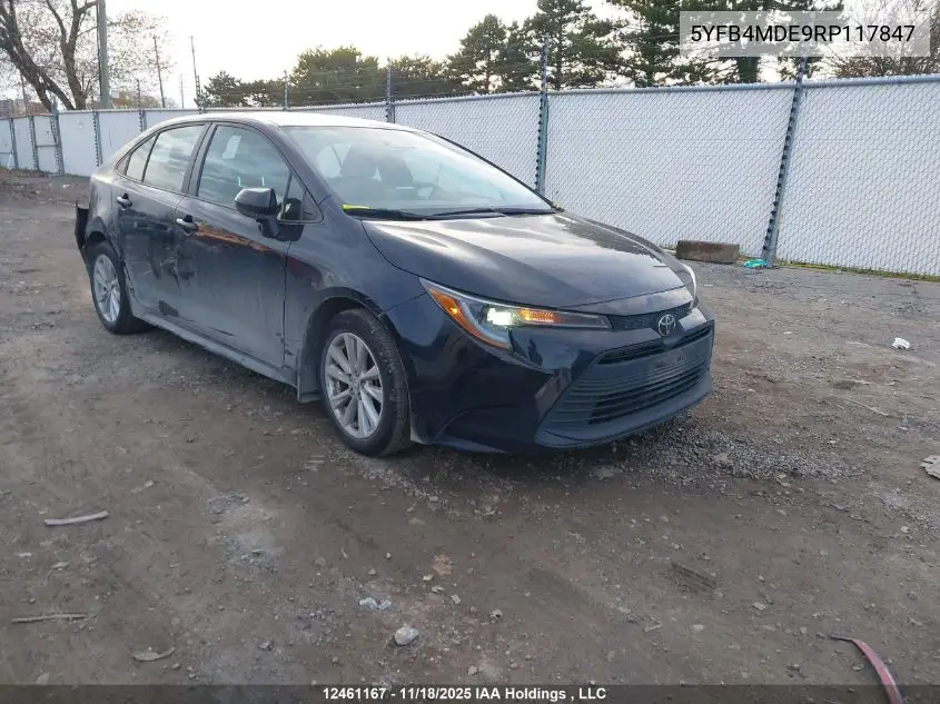 5YFB4MDE9RP117847 2024 Toyota Corolla Le