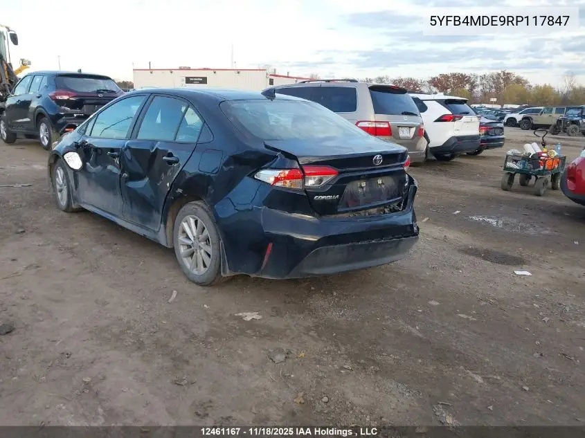 5YFB4MDE9RP117847 2024 Toyota Corolla Le