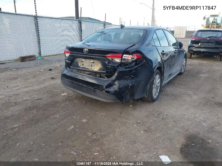5YFB4MDE9RP117847 2024 Toyota Corolla Le