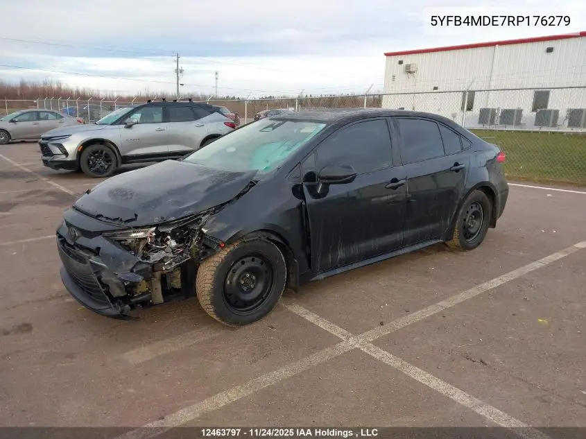 5YFB4MDE7RP176279 2024 Toyota Corolla Le