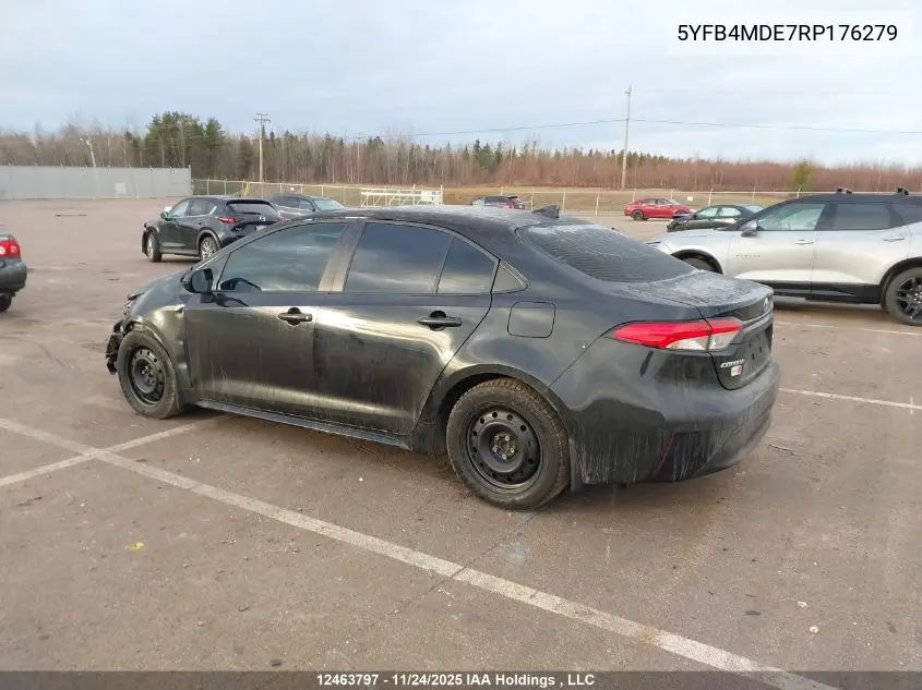 5YFB4MDE7RP176279 2024 Toyota Corolla Le