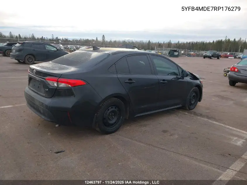 5YFB4MDE7RP176279 2024 Toyota Corolla Le
