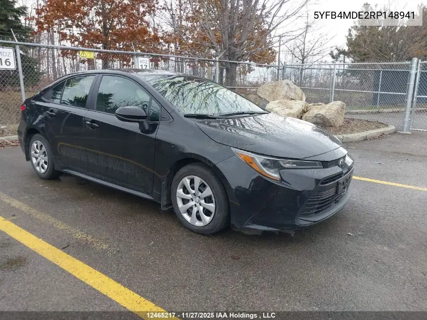 5YFB4MDE2RP148941 2024 Toyota Corolla Le