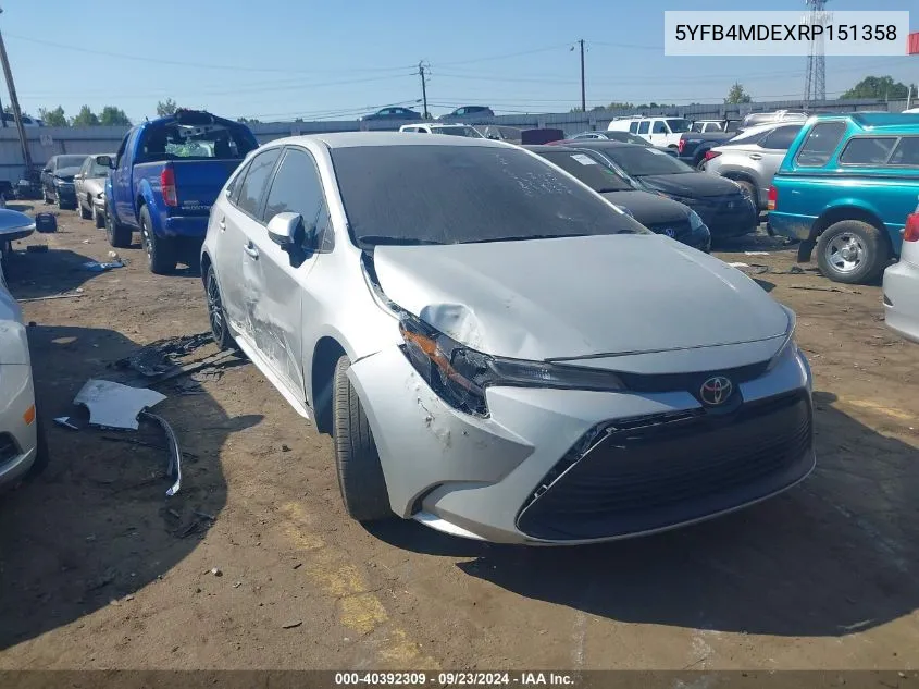 5YFB4MDEXRP151358 2024 Toyota Corolla Le